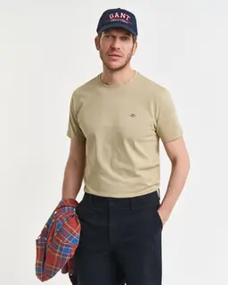 Gant T-Shirt Męski Okrągły Dekolt Regular Fit