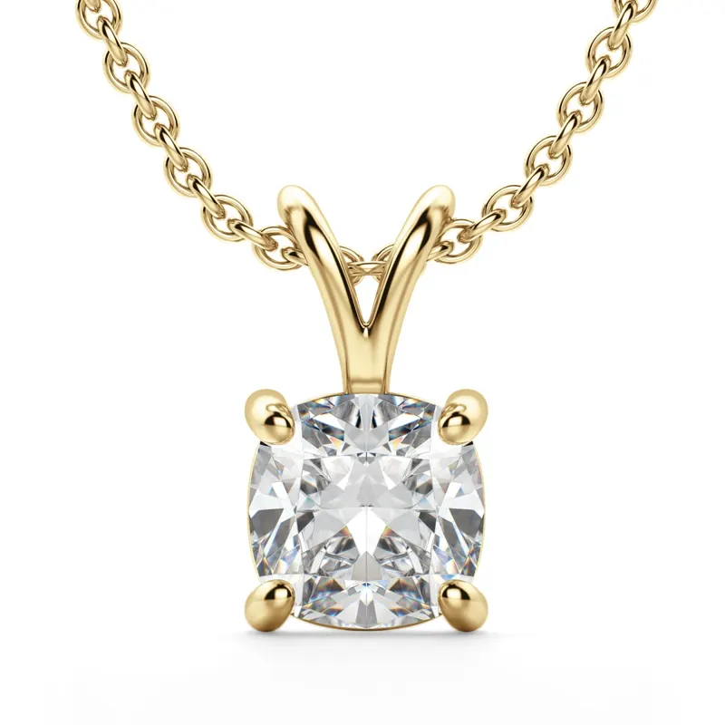 Wisiorek Basket Set Poduszkowy 1.00 kt Laboratoryjny Diament 585 Żółte Złoto (14K)