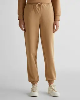 Gant Spodnie Dresowe Damskie Relaxed Fit Beżowe