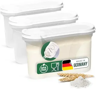 POJEMNIKI 3 SZTUKI 1.3L ZESTAW POJEMNIKÓW NA SYPKIE ŻYWNOŚĆ KUCHENNIE