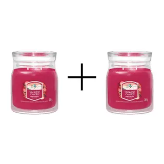 Yankee Candle Świeca w Średnim Słoiku Santa on Skis 1+1