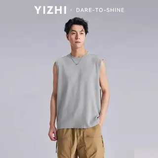 Men Modal Simple Sleeveless Tank Top 2026 Summer Loose Cut Off Shoulder Vest Breathable Sports Casual Undershirt Daily Wear Tee