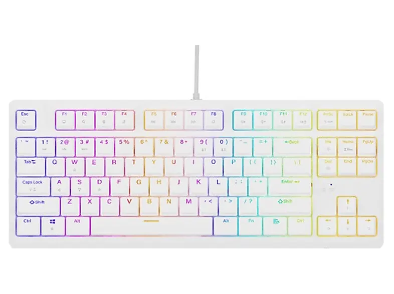 Klawiatura GENESIS Thor 230 TKL Outemu Brown Biały