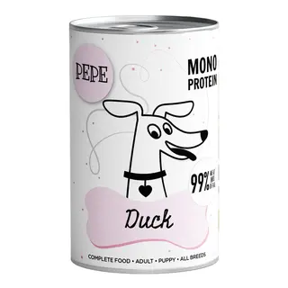 PAKA ZWIERZAKA Pepe Kaczka Mono - mokra karma dla psa - 400g