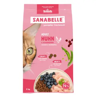 Sanabelle Adult, kurczak i jagody - 2 kg
