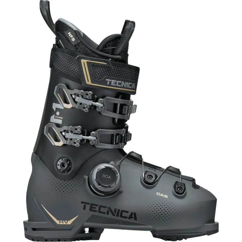 Tecnica Mach BOA HV 100 GW, buty narciarskie, męskie, ciemnoszare