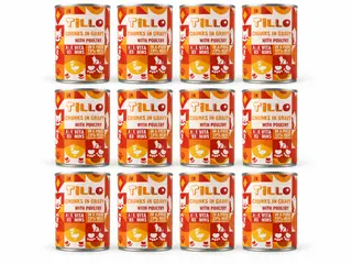 TILLO Kawałki w sosie Drób - mokra karma dla kota - 12x415g
