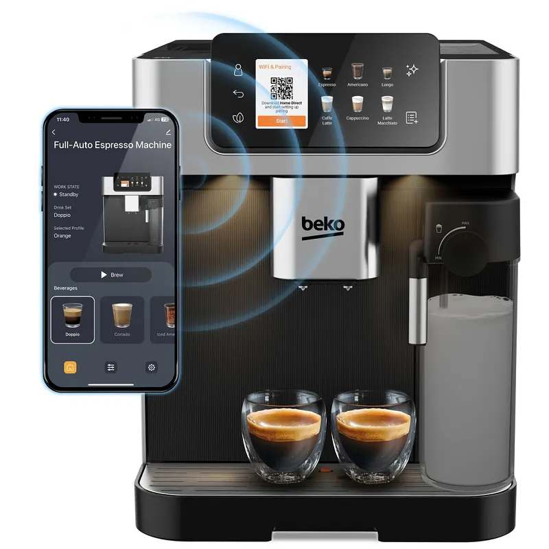 Ekspres ciśnieniowy Beko CaffeExperto CE7500+ CEG7348X