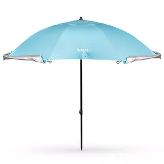 Parasol plażowy 2w1 XXL 240 cm Nils Camp NC17114 - niebieski