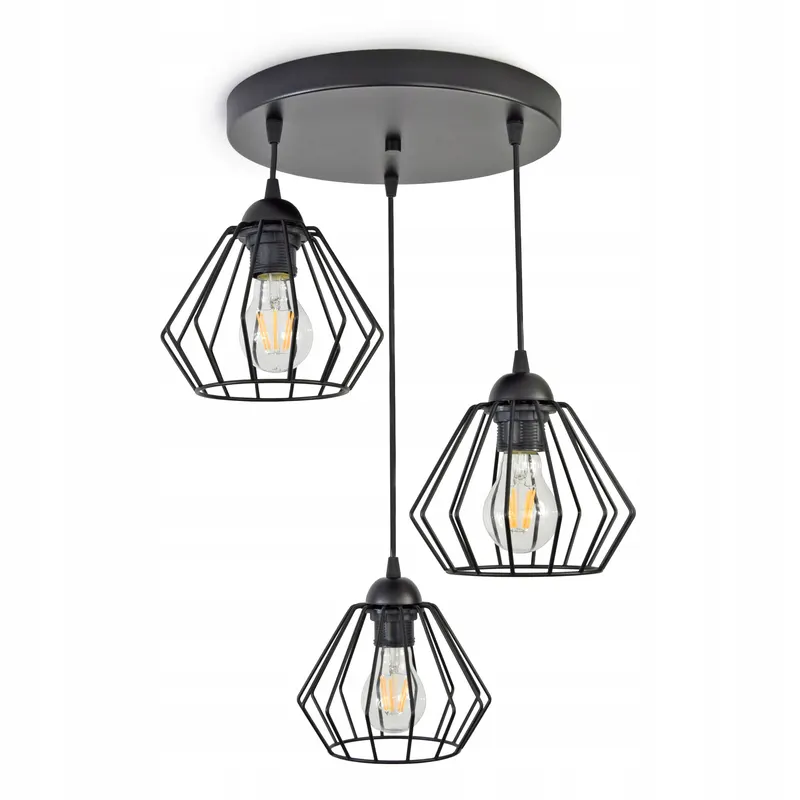 Lampa Wisząca Sufitowa Żyrandol Brylant Led 724-E3