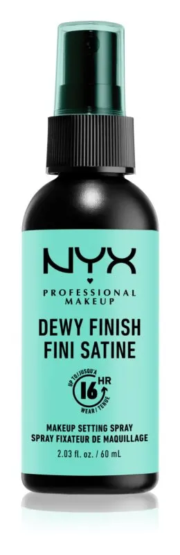 NYX Professional Makeup Dewy Finish Setting Spray Rozświetlająca Mgiełka do Twarzy