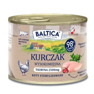 BALTICA Smaki regionów Mono Kurczak - mokra karma dla kota - 185g