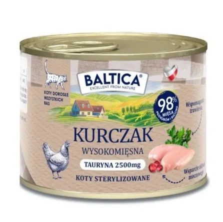BALTICA Smaki regionów Mono Kurczak - mokra karma dla kota - 185g