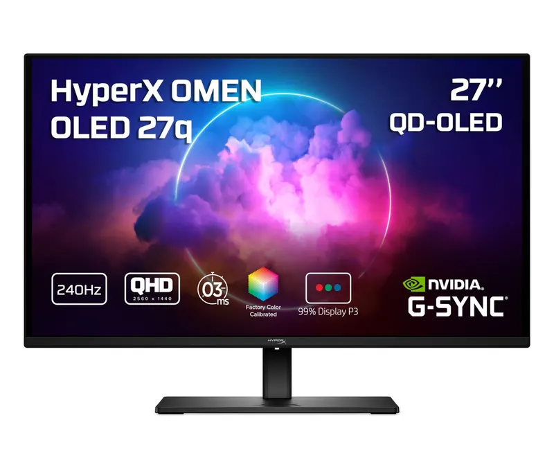 Monitor dla graczy HyperX OMEN OLED 27″ QHD 240Hz - OMEN OLED 27q