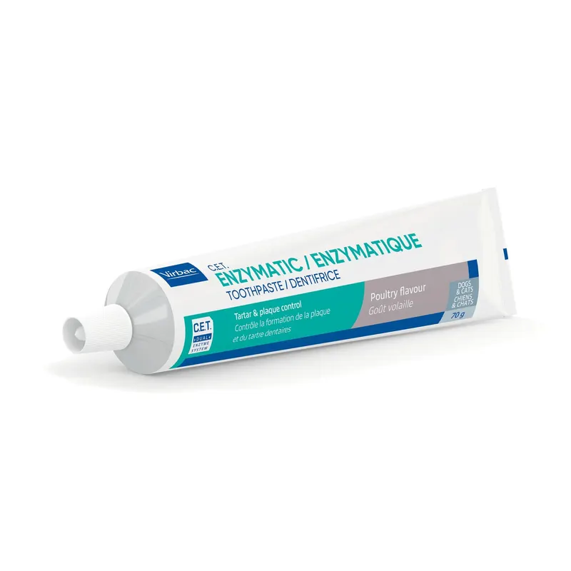 VIRBAC C.E.T. - enzymatyczna pasta do zębów dla psa i kota - 70g