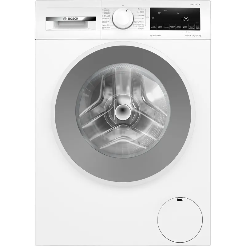 Pralko-suszarka Bosch Serie 4 WNA13403PL 8/5kg 1400obr. AutoDry IronAssist