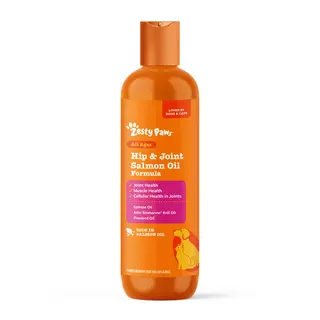 Zesty Paws Hip & Joint, olej z łososia - 250 ml