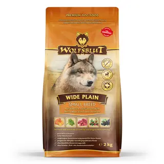 WOLFSBLUT Wide Plain Małe rasy Konina z batatami Mono - sucha karma dla psa - 2kg