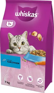 WHISKAS Adult z Tuńczykiem - sucha karma dla kota - 7 kg