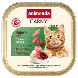 animonda Carny Adult, 32 x 85 g - Kurczak i sarnina