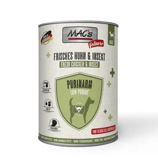 MAC's Dog Vetcare Purinarm, 6 x 400 g - Kurczak i owady