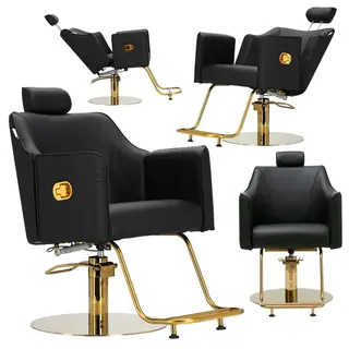 Fotel fryzjerski barberski hydrauliczny do salonu fryzjerskiego Brilia