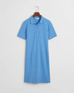 Gant Sukienka Damska Z Krótkim Rękawem İ Kołnierzykiem Polo Regular Fit