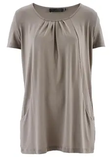 Długi shirt z wiskozą