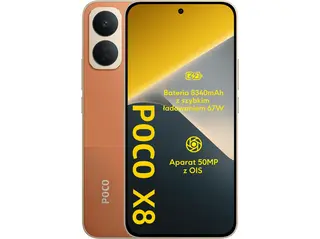 Smartfon POCO X8 5G 8 GB/ 256 GB Pomarańczowy