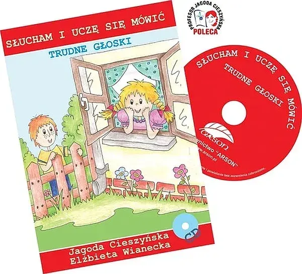 TRUDNE GŁOSKI + CD - Cieszyńska Jagoda, Wianecka Elżbieta