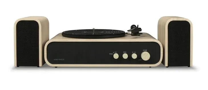 Gramofon retro z głośnikami Crosley GIG CR6035A-NA, AUX, Bluetooth