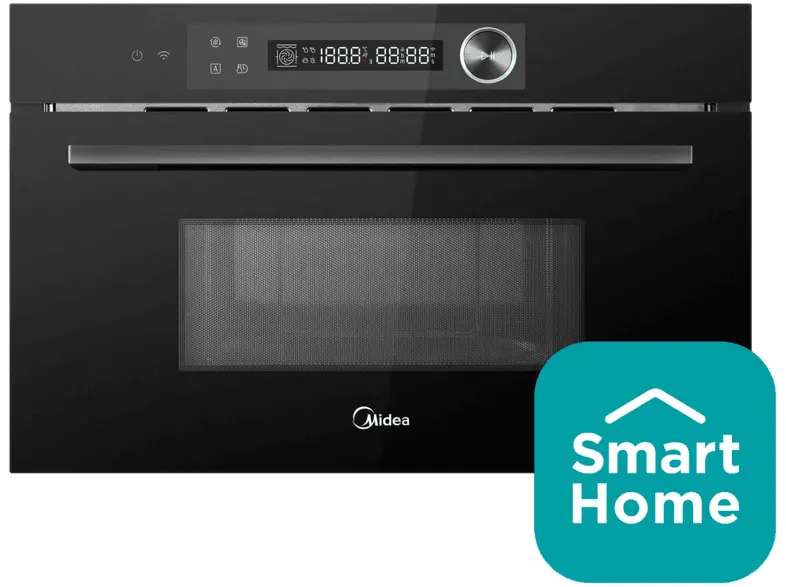 Kuchenka mikrofalowa do zabudowy MIDEA MBOTG934E4MO-BK 34l 1000W Wi-Fi Czarny