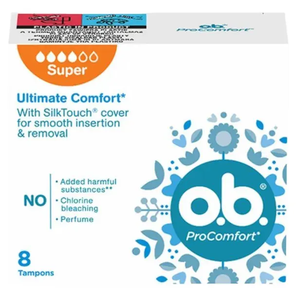 O.B. ProComfort Super Tampony 8 Sztuk