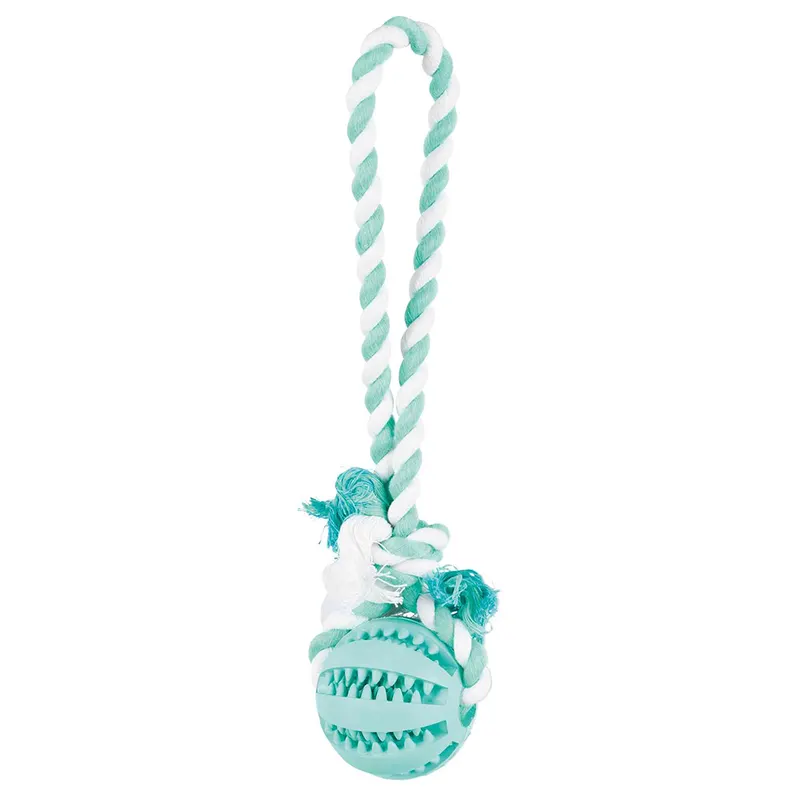 Trixie Denta Fun lina do zabawy z piłką - Ø x wys.: 7 x 24 cm