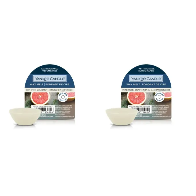 Yankee Candle Wosk White Spruce & Grapefruit 1+1