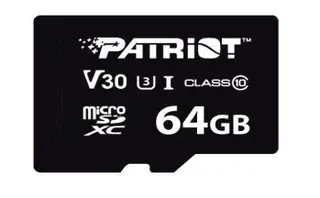 Patriot Karta pamięci microSDHC 64GB VX V30 C10 UHS-I U3