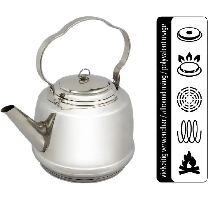 Petromax Teakettle TK1 1.5L, czajnik, srebrny