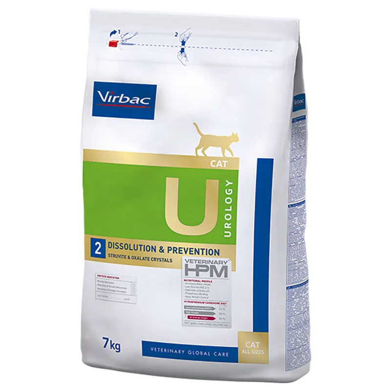 Virbac Veterinary HPM Cat Urology Dissolution & Prevention U2 - 7 kg