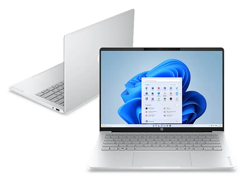 Laptop HP OmniBook 5 AI 14-kf0009nwx 2K OLED / Intel® Core™ 320 12 GB RAM 512 SSD Onboard Graphics Windows 11 Home Srebrny