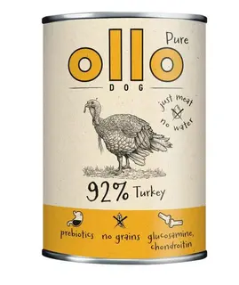 OLLO Pure Indyk Mono - mokra karma dla psa - 400g