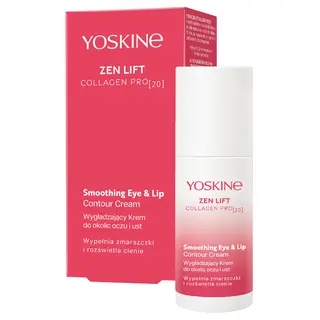 Yoskine Zen Lift Collagen PRO [20] wygładzający krem do okolic oczu i ust z GABA, kofeiną, peptydami i kwasem hialuronowym 30 ml