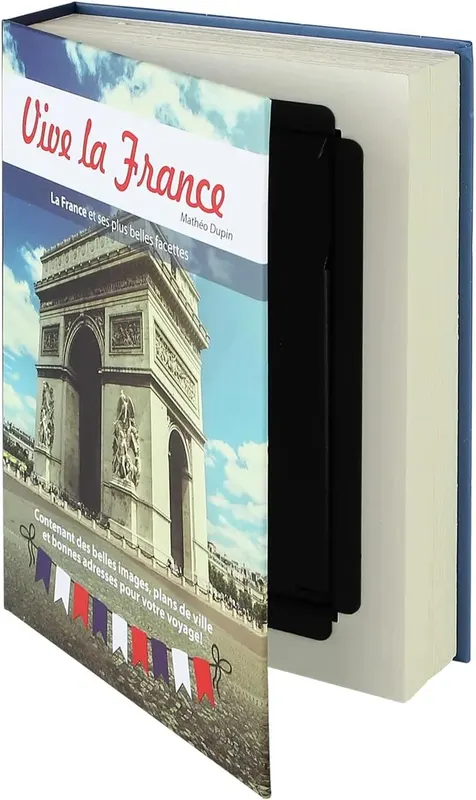 SEJF KSIĄŻKA KAMUFLAŻU BEZPIECZNA SKRZYNKA NA PIENIĄDZE BIŻUTERIĘ 23X15CM