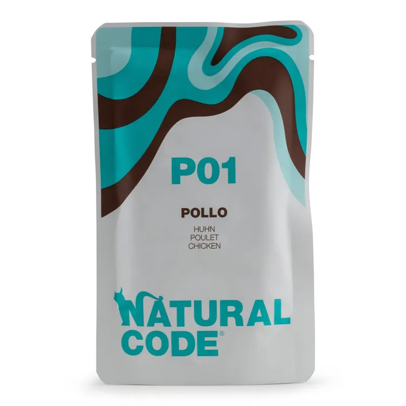 Natural Code Soft Jelly Pouch, 6 x 70 g - Kurczak