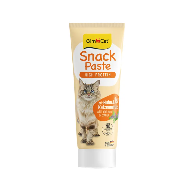 GimCat High Protein Snackpaste, 75 g - Kurczak i kocimiętka