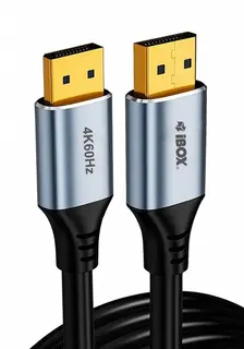 iBOX Kabel DisplayPort - DisplayPort 4K 60Hz złota wtyczka 3m