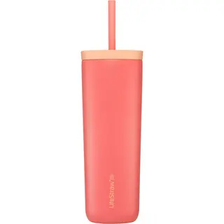 LifeStraw Go Series Tumbler, 500ml, kubek termiczny, różowy/pomarańczowy
