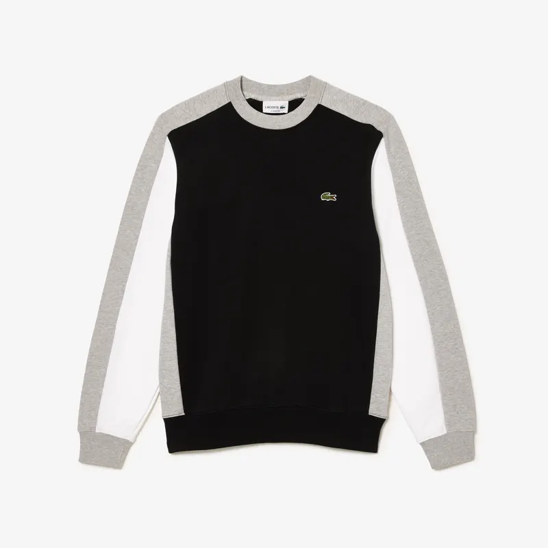 Lacoste Bluza Ze Szczotkowanego Polaru Męskie Kolorowy