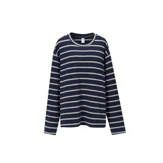 Academic Style Striped Oversized Long‑Sleeve Garment 2026 Autumn Launch Vintage Contrast‑Hued Shirt Relaxed Cleanfit Outfit