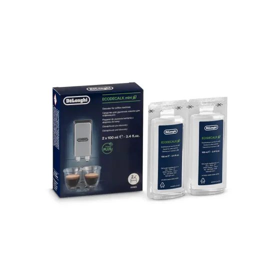 Płyn odkamieniający De'Longhi EcoDecalk Mini, 2 x 100 ml DLSC200 (5513296021)