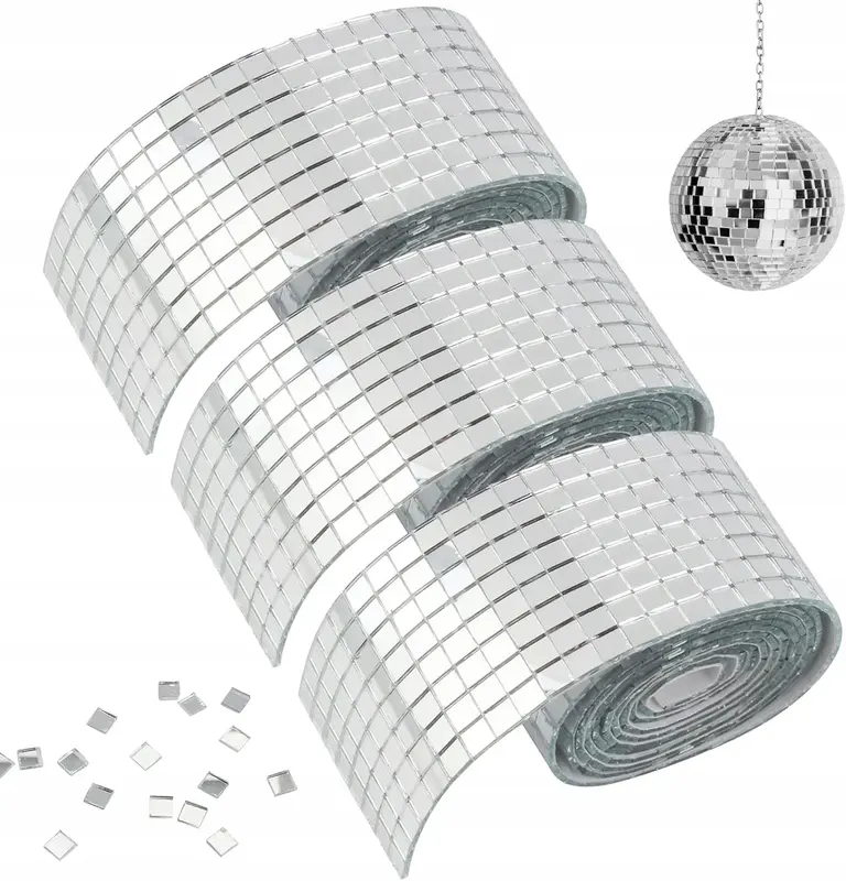 Lustro ścienne kwadrat 5 x 5 mm